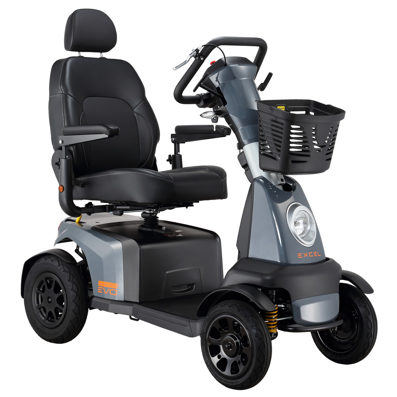 Excel Galaxy Plus EVO 4 Thunder Grey Schuin voor Links