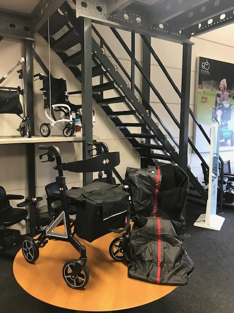 Rollator met voetenzak